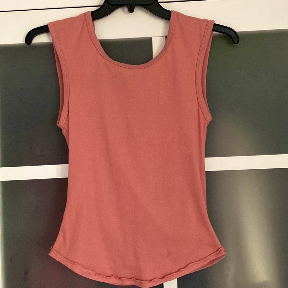 Free People Low Back Wrap Tank